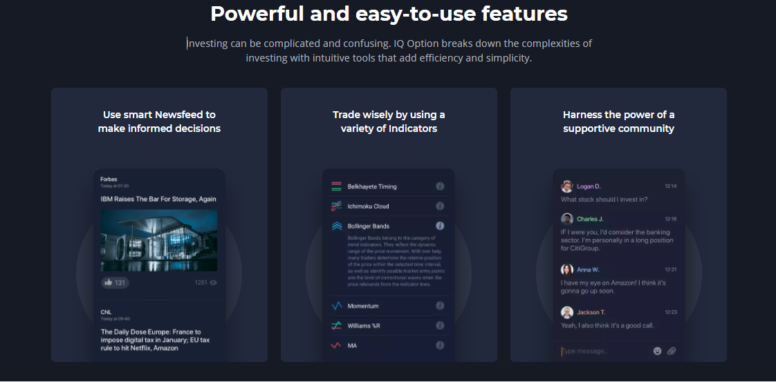 Why choose the IQ Options platform? Why choose the IQ Options platform?